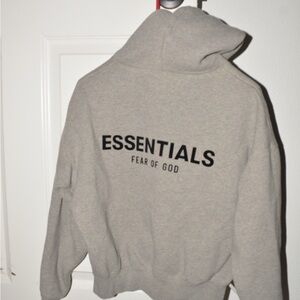 Essentials Fear of God Gray Hoodie